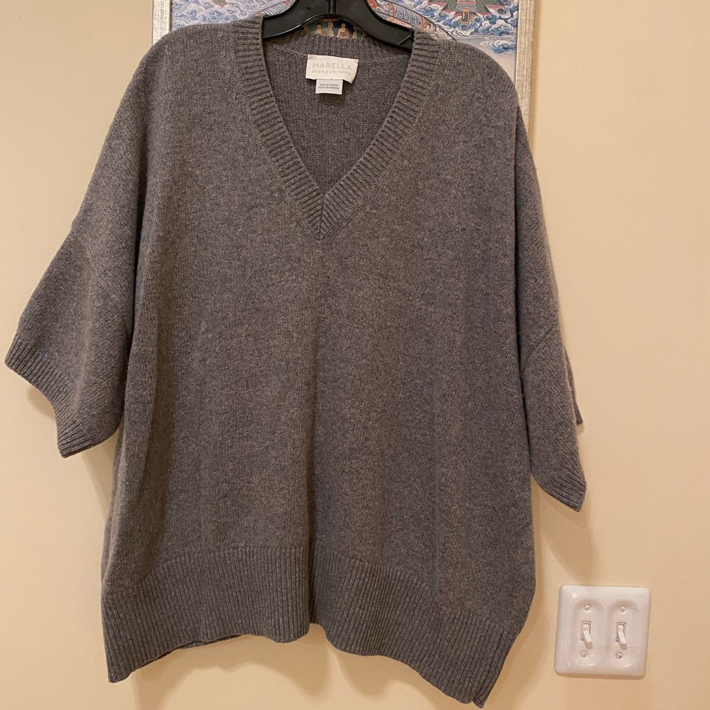 COPY - Marella wool sweater with short sleeve. Oversized. Excellent condition.